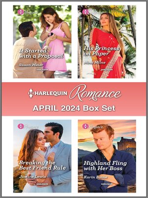 cover image of Harlequin Romance April 2024 Box Set